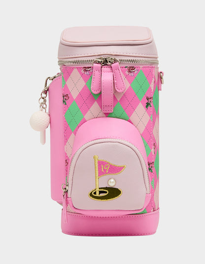 Betsey Johnson Smart Buy - PAR-TEE CROSSBODY PINK Golf Themed Crossbody Bag