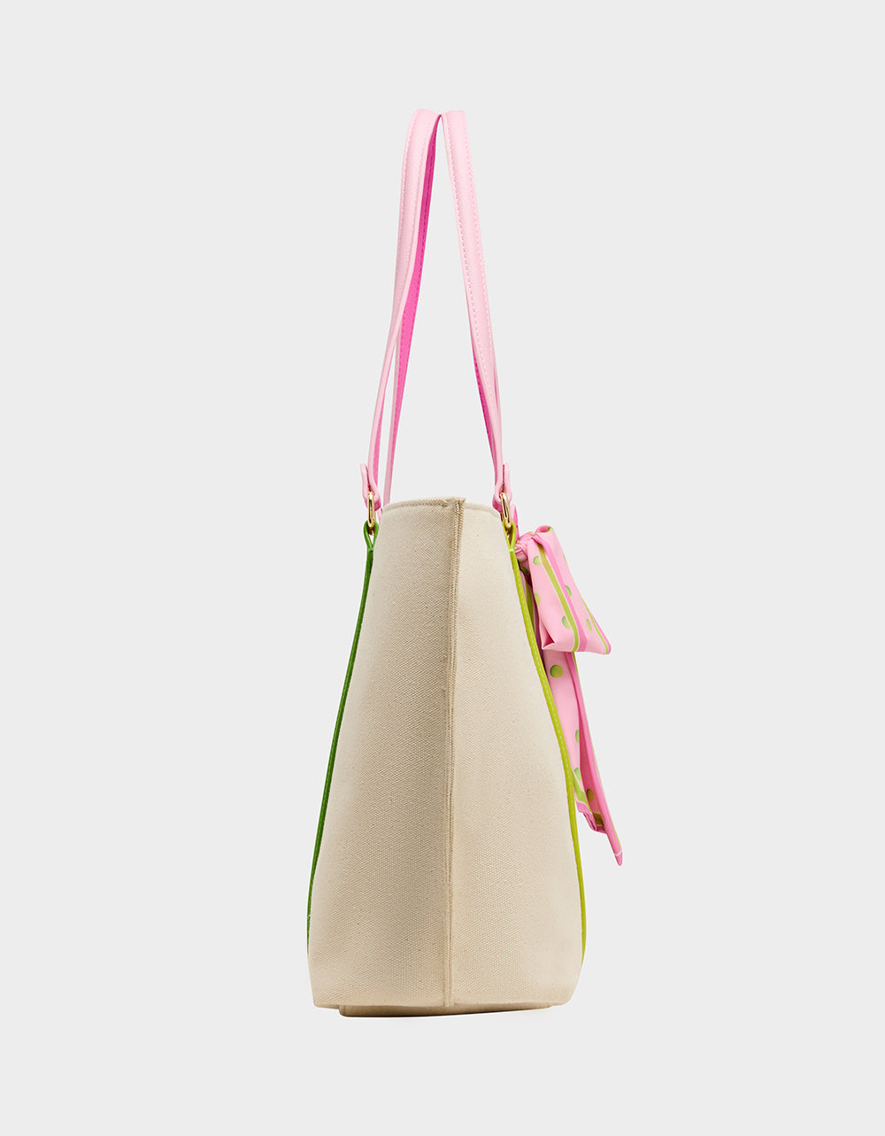 Betsey Johnson Latest - MISS MATCH TOTE NATURAL MULTI Natural Canvas Tennis Tote Sith Scarf