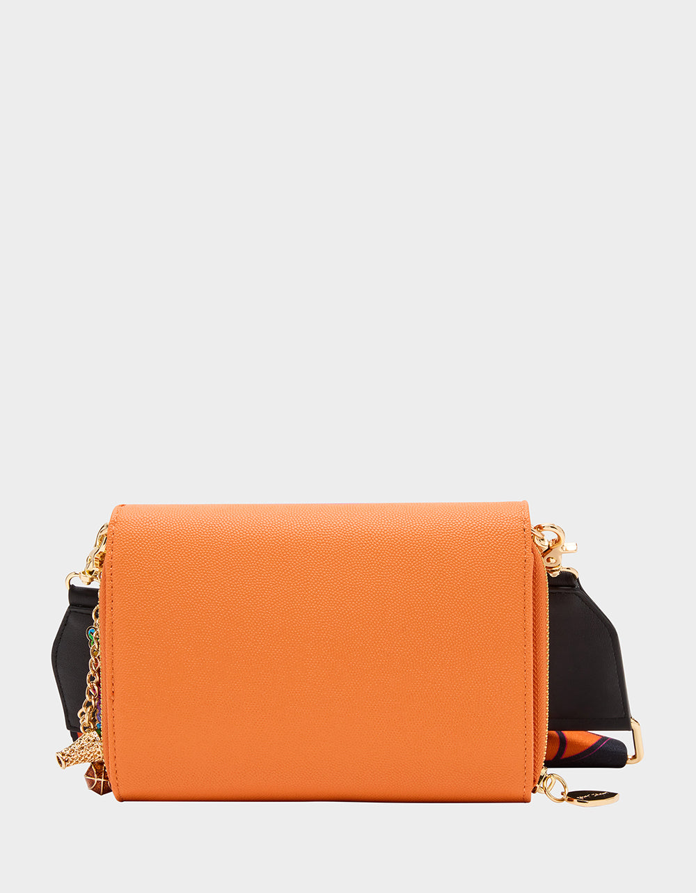 Betsey Johnson Classic - GAME TIME WALLET ON CHAIN ORANGE Women's Basketball Wallet on Chain With Charms