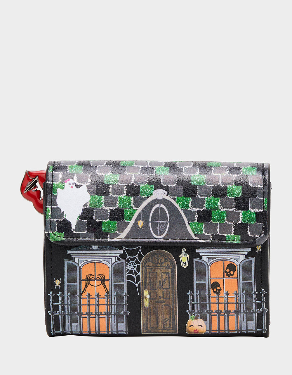Betsey Johnson Signature - FOREVER HOME WALLET BLACK/MULTI Women's Halloween-Themed Wallet