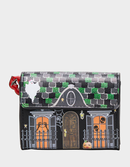 Betsey Johnson Signature - FOREVER HOME WALLET BLACK/MULTI Women's Halloween-Themed Wallet