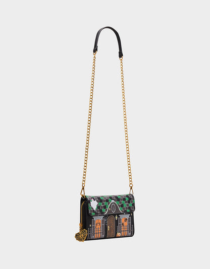 Betsey Johnson Top Pick - FOREVER HOME WALLET ON CHAIN BLACK/MULTI Women's Halloween-Themed House Wallet