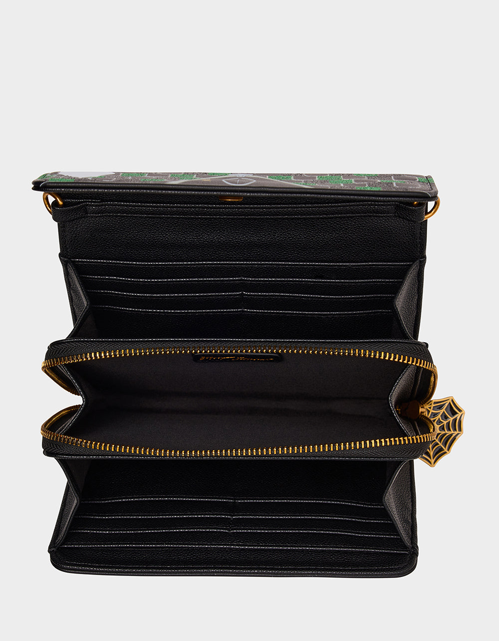 Betsey Johnson Top Pick - FOREVER HOME WALLET ON CHAIN BLACK/MULTI Women's Halloween-Themed House Wallet