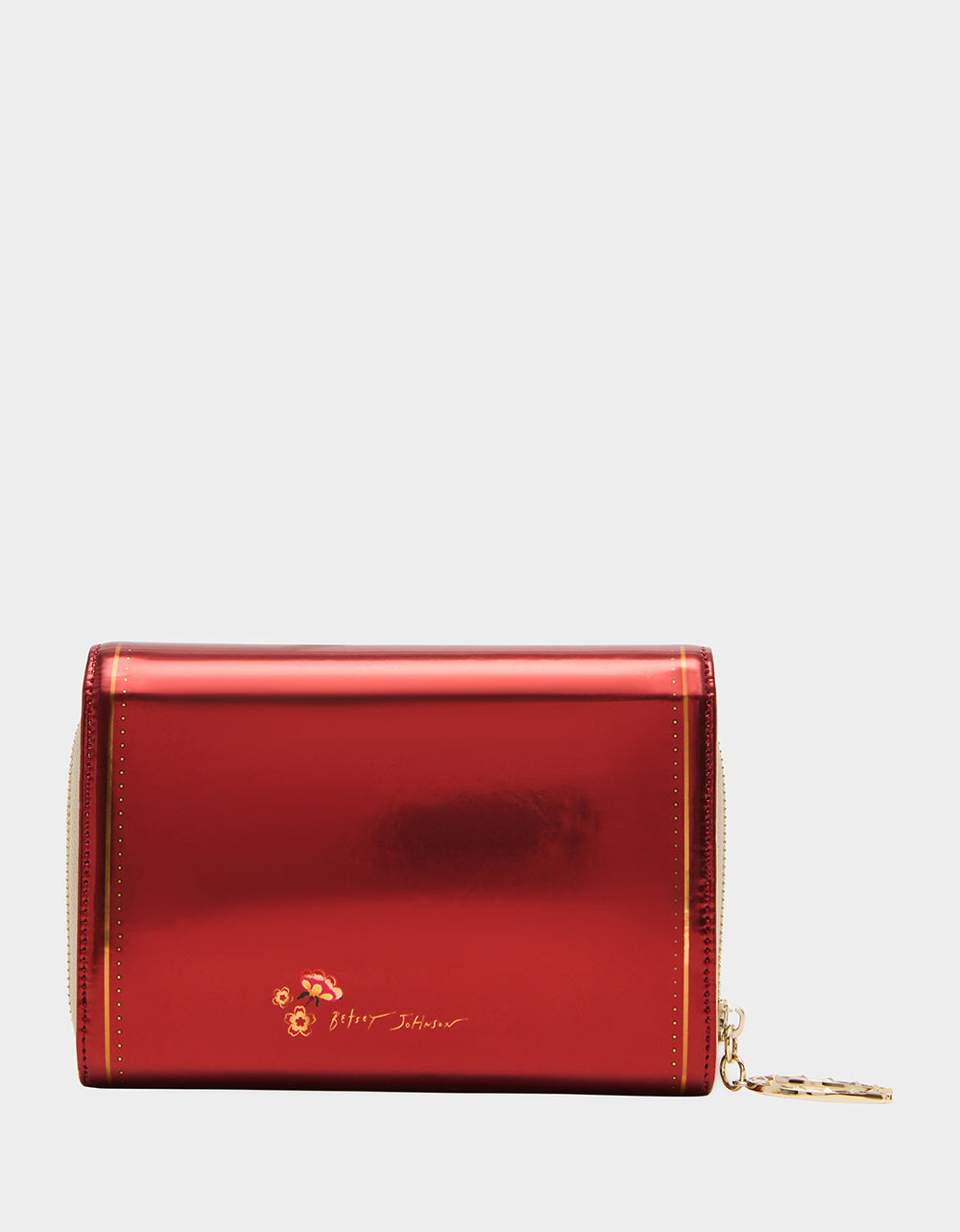 Betsey Johnson Great Value - CHINESE NEW YEAR WALLET ON CHAIN RED Women's New Years Heart Crossbody Wallet
