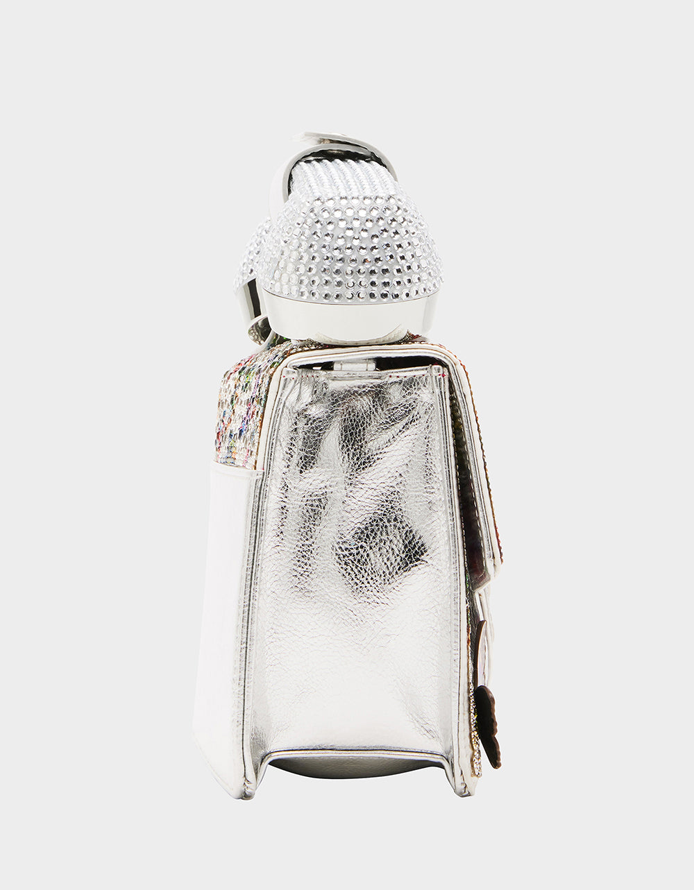 Betsey Johnson Deals - KITSCH BUTTERFLY PHONE BAG SILVER/MULTI