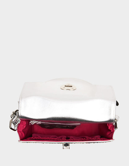 Betsey Johnson Deals - KITSCH BUTTERFLY PHONE BAG SILVER/MULTI