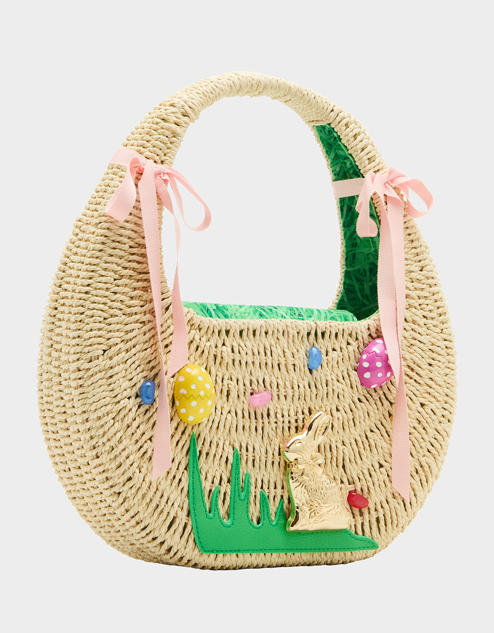 Betsey Johnson Featured - ON THE HUNT WICKER BAG NATURAL