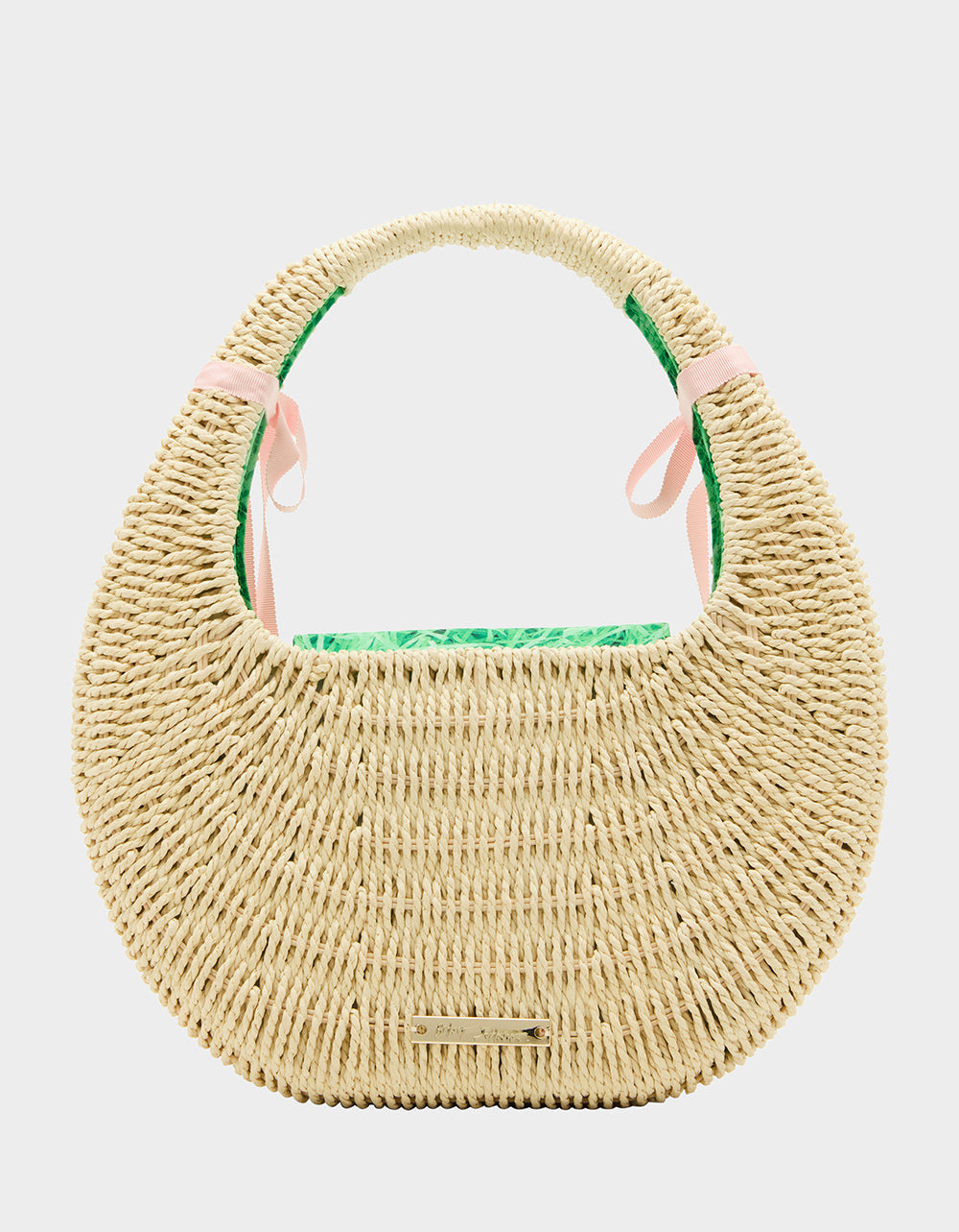 Betsey Johnson Featured - ON THE HUNT WICKER BAG NATURAL