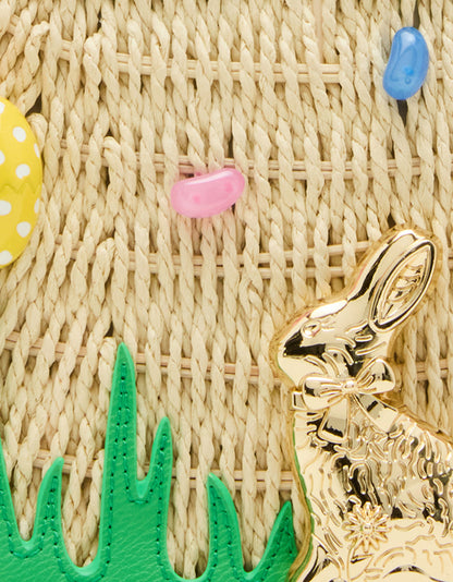 Betsey Johnson Featured - ON THE HUNT WICKER BAG NATURAL