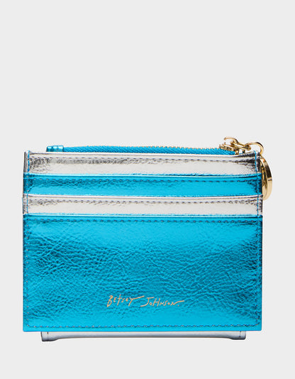 Betsey Johnson Quality - MAZEL TOV WALLET BLUE/MULTI Women's Hanukkah Holiday Wallet