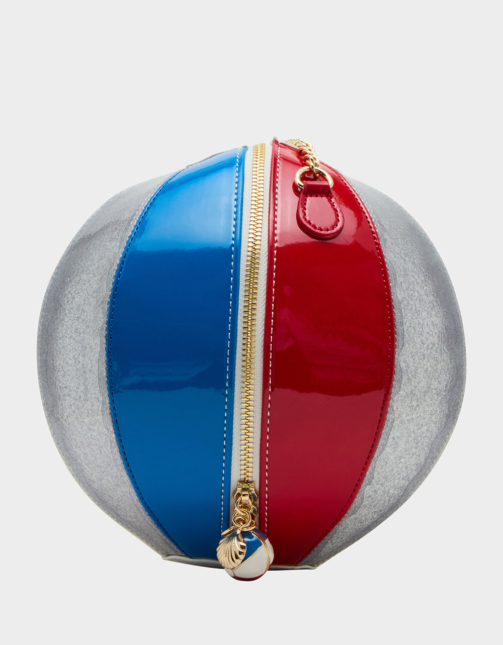 Betsey Johnson New - KITSCH HAVIN A BALL AMERICAN FLAG Women's Kitsch Beach ball Handbag