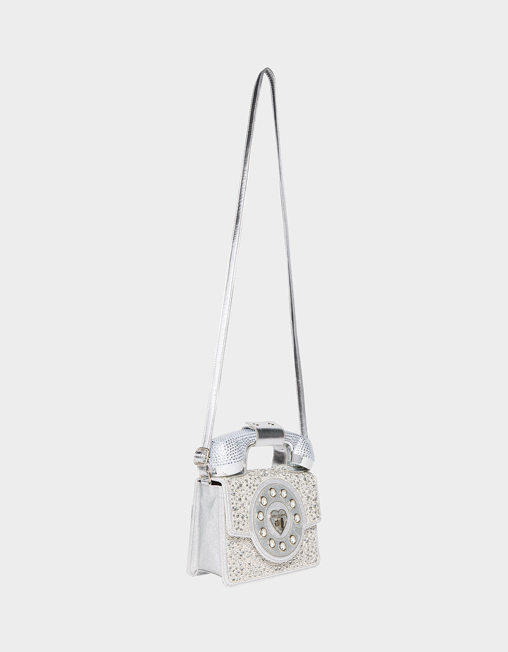 Betsey Johnson Quality - KITSCH MILLION STARS PHONE BAG SILVER
