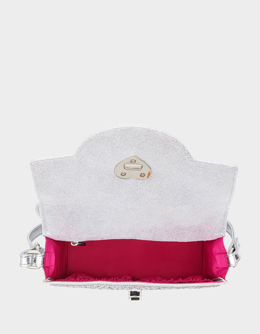 Betsey Johnson Quality - KITSCH MILLION STARS PHONE BAG SILVER
