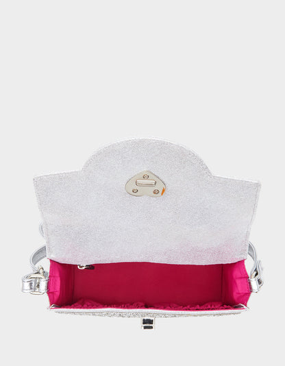 Betsey Johnson Quality - KITSCH MILLION STARS PHONE BAG SILVER