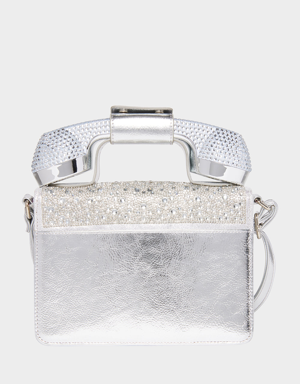 Betsey Johnson Quality - KITSCH MILLION STARS PHONE BAG SILVER