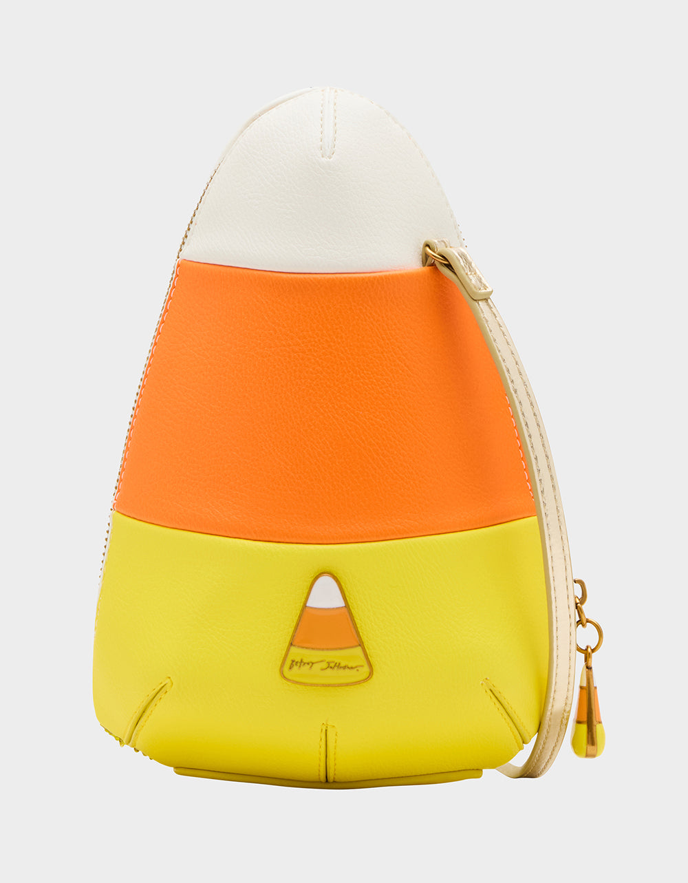 Betsey Johnson New - KITSCH ME SO CORNY MULTI Women's Halloween-Themed Candy Corn Rhinestone Embellished Crossbody Handbag