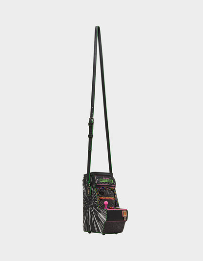 Betsey Johnson Value - KITSCH SCORED! CROSSBODY BLACK/MULTI Women's Video-Game Inspired Crossbody Handbag