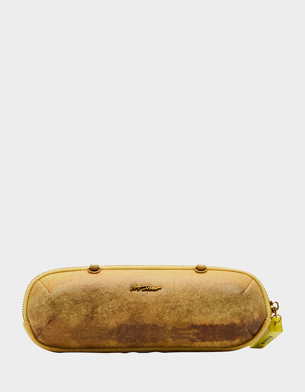 Betsey Johnson Customer Favorite - KITSCH BAGUETTE ABOUT IT SHOULDER BAG TAN Women's Kitsch Baguette Bread Shoulder Rhinestone Embellished Handbag