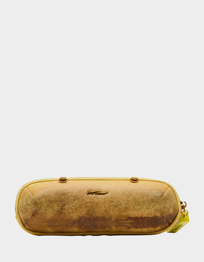Betsey Johnson Customer Favorite - KITSCH BAGUETTE ABOUT IT SHOULDER BAG TAN Women's Kitsch Baguette Bread Shoulder Rhinestone Embellished Handbag