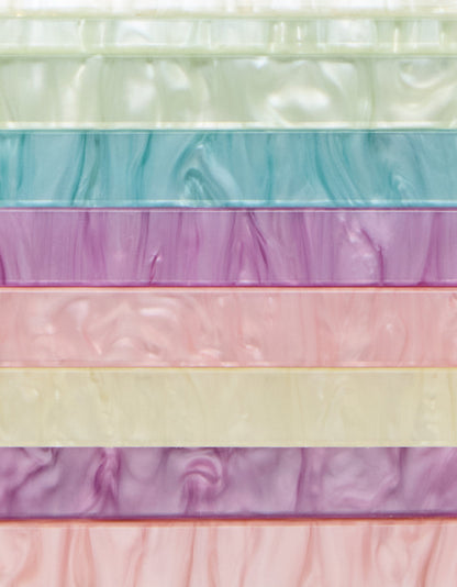 Betsey Johnson New - STRIP STRIP HOORAY CLUTCH PASTEL