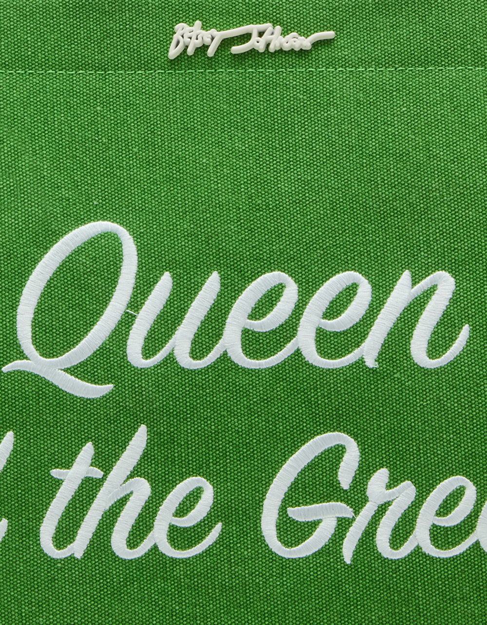 Betsey Johnson Signature - QUEEN OF THE GREEN CANVAS TOTE GREEN Women's Tote Handbag