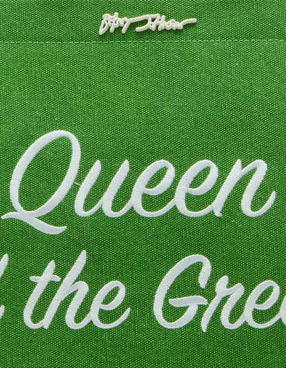Betsey Johnson Signature - QUEEN OF THE GREEN CANVAS TOTE GREEN Women's Tote Handbag