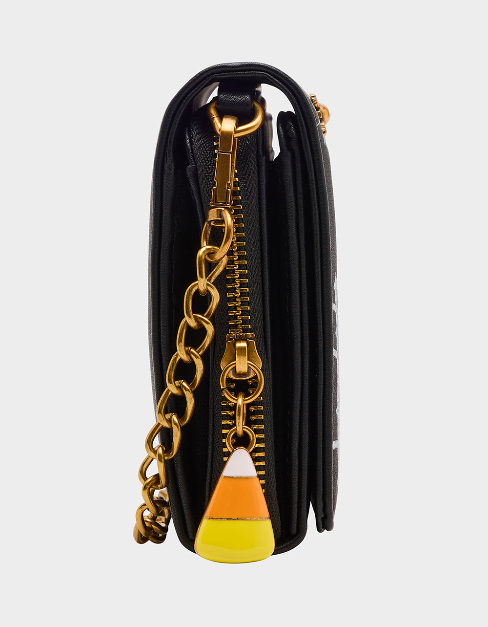 Betsey Johnson Exclusive - GOURDGOUS WALLET ON CHAIN BLACK MULTI Women's Pumpkin Halloween-Themed Wallet