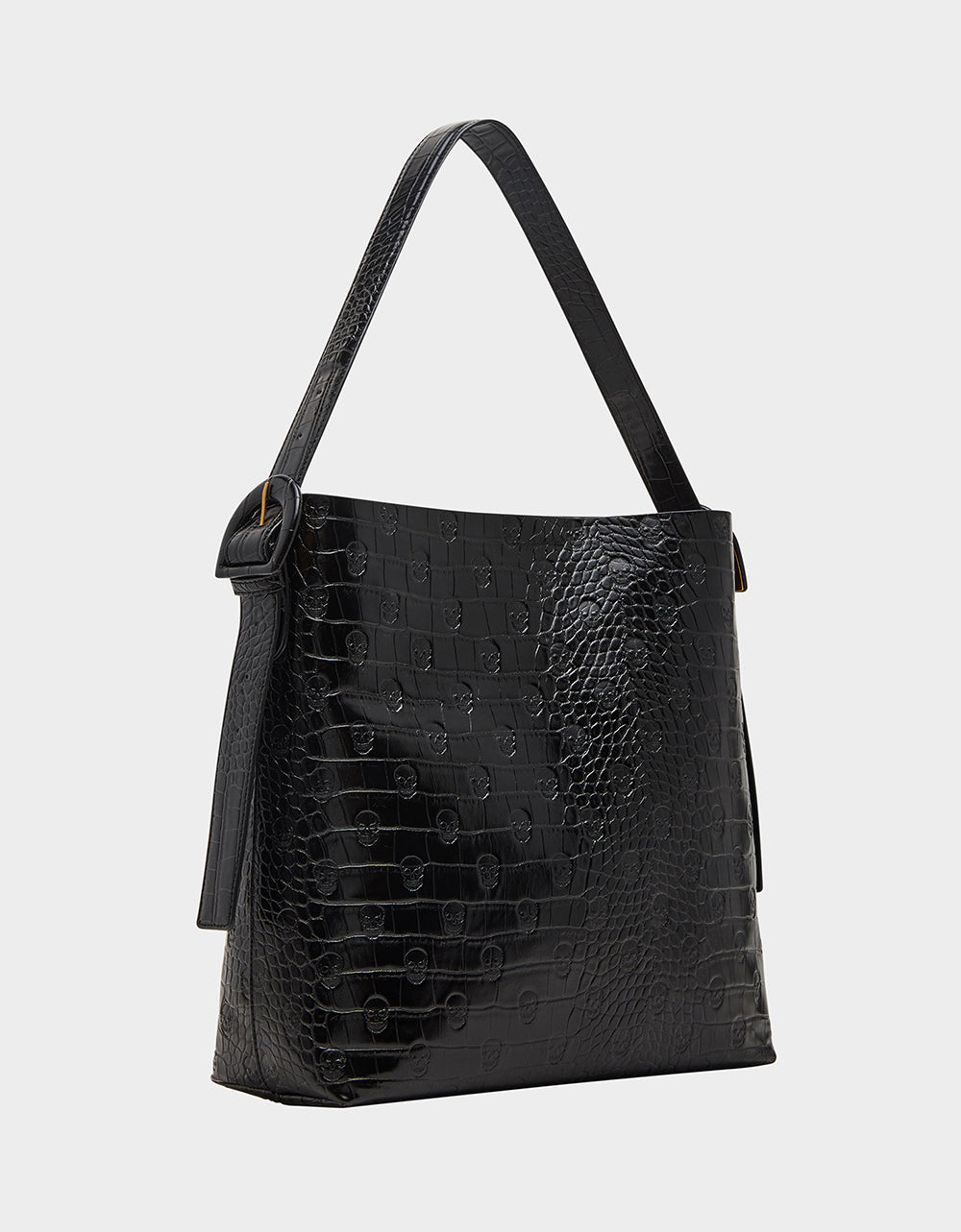 Betsey Johnson New - HEADQUARTERS BUCKET SHOULDER BAG BLACK Women's Shoulder Bucket Handbag