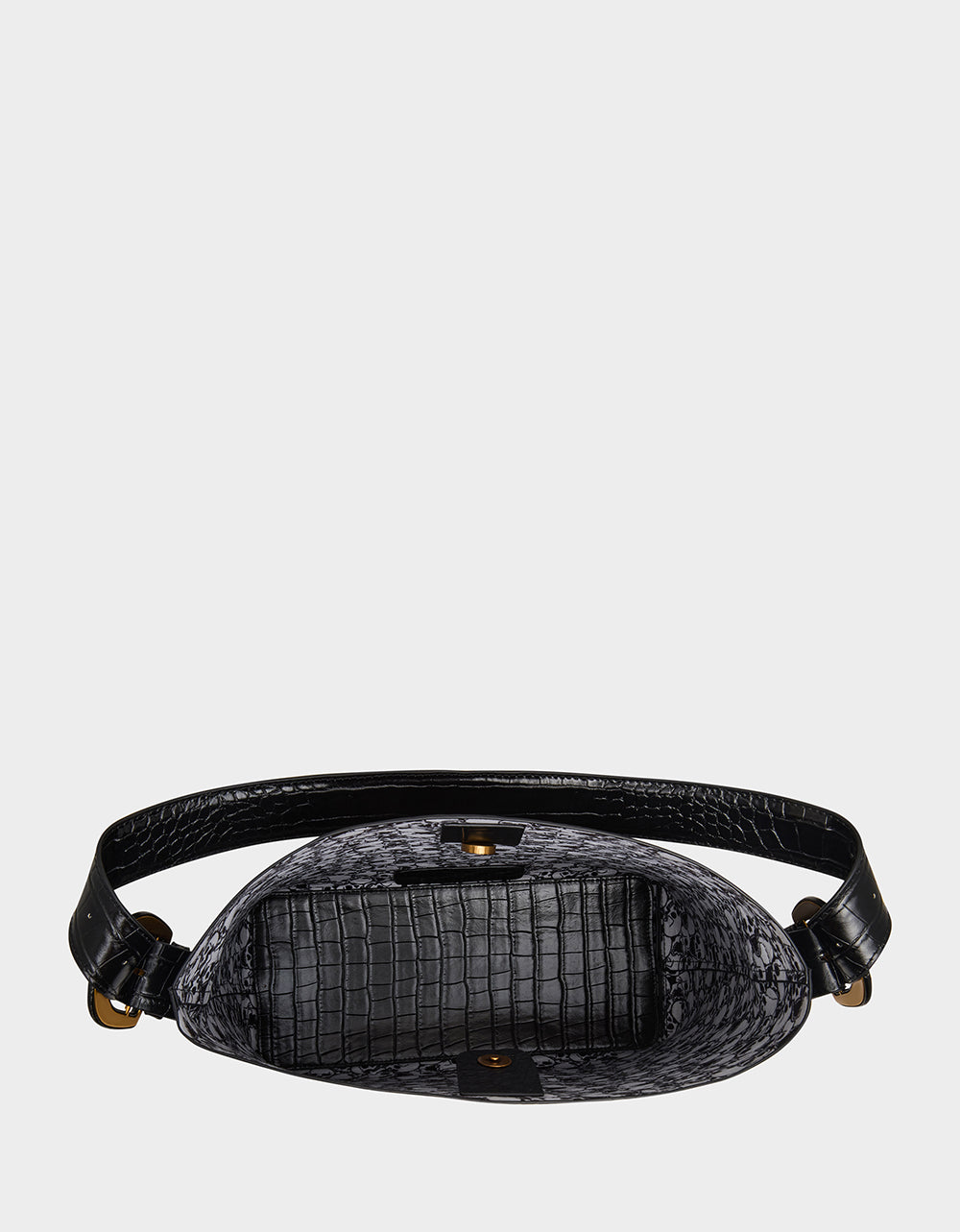Betsey Johnson New - HEADQUARTERS BUCKET SHOULDER BAG BLACK Women's Shoulder Bucket Handbag