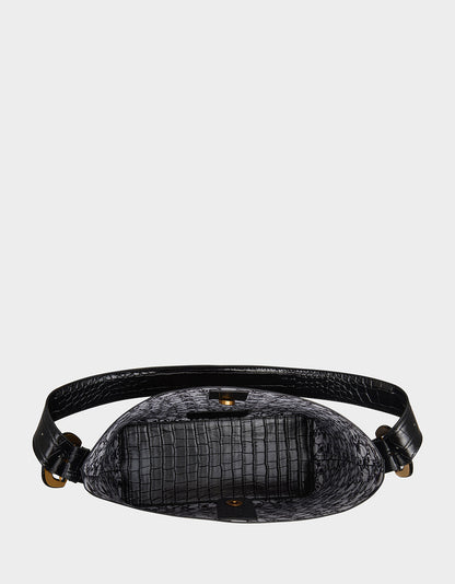 Betsey Johnson New - HEADQUARTERS BUCKET SHOULDER BAG BLACK Women's Shoulder Bucket Handbag