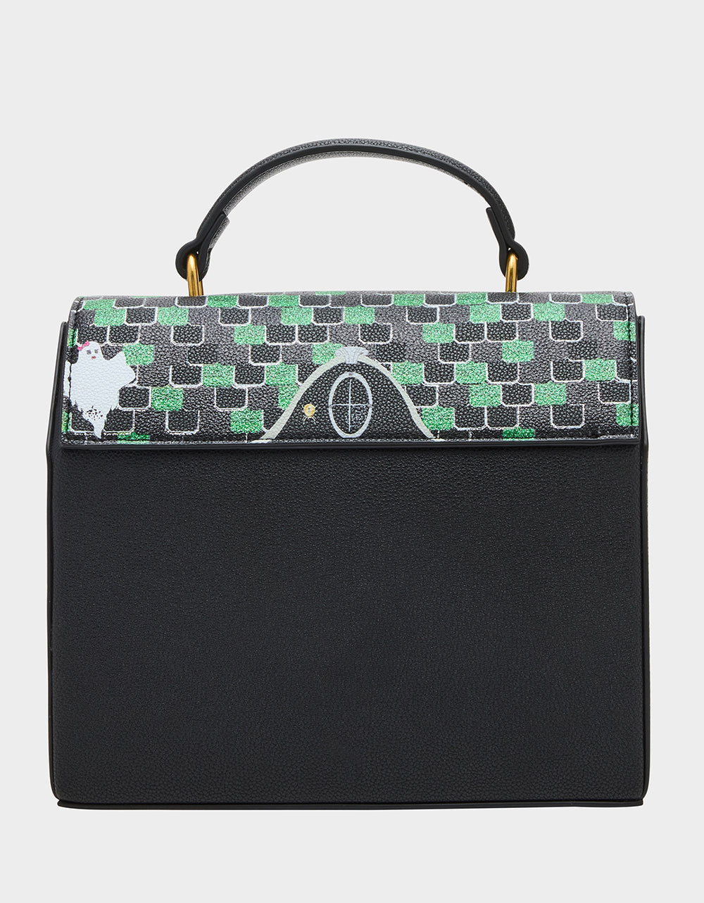 Betsey Johnson Quality - FOREVER HOME BUNDLE Women's Haunted House Halloween Crossbody, Wallet on Chain, and Wallet Set