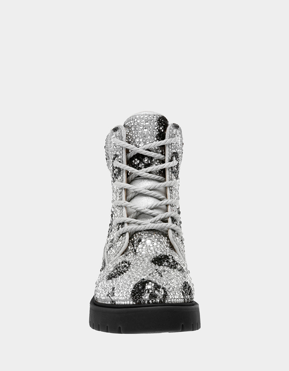 Betsey Johnson Smart Buy - THE GOTH GIRL HOLIDAY BUNDLE Women's Rhinestone Skull Combat Boots and Black Bucket Handbag
