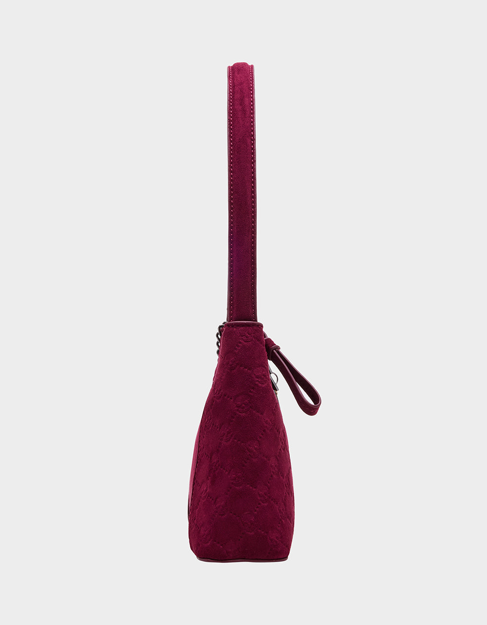 Betsey Johnson Everyday - HEADLINER DEBOSS TOP ZIP CHERRY Women's Skull Print Shoulder Charm Handbag