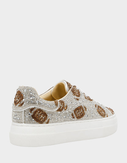 Betsey Johnson Recommended - THE SPORTS FAN HOLIDAY BUNDLE Women's Game Day Sequin Jersey Dress and Sidny Football Rhinestone Sneaker