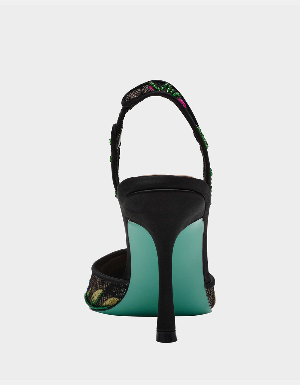 Betsey Johnson Essential - THE FLOWER CHILD HOLIDAY BUNDLE Women's Mini 3D Flower Dress Black and Floral Heel