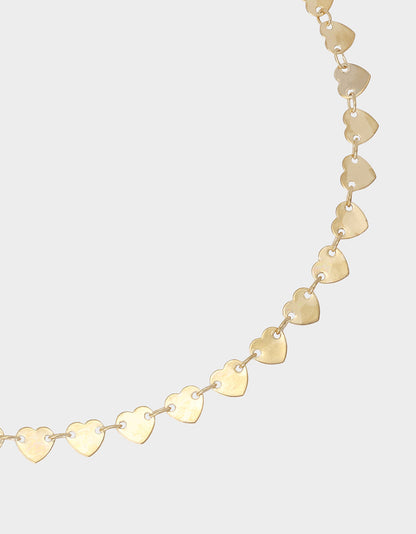 Betsey Johnson Classic - LIPS NECKLACE SET RED Women's Gold Heart Chain Lip Valentine's Day Necklace Set