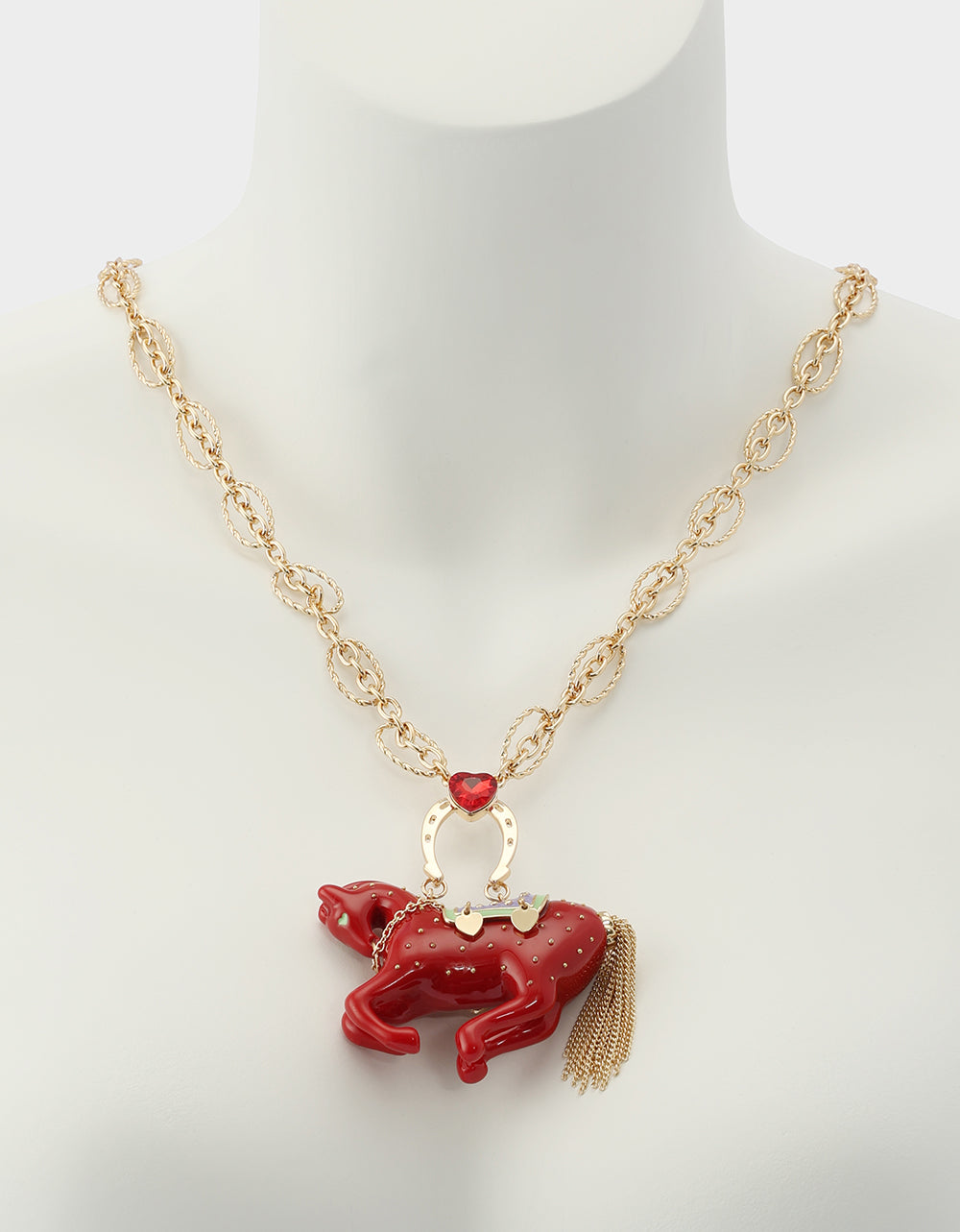 Betsey Johnson Discount - YEAR OF THE HORSE BUNDLE Chinese New Year Horse Necklace and Drop Earrings Set