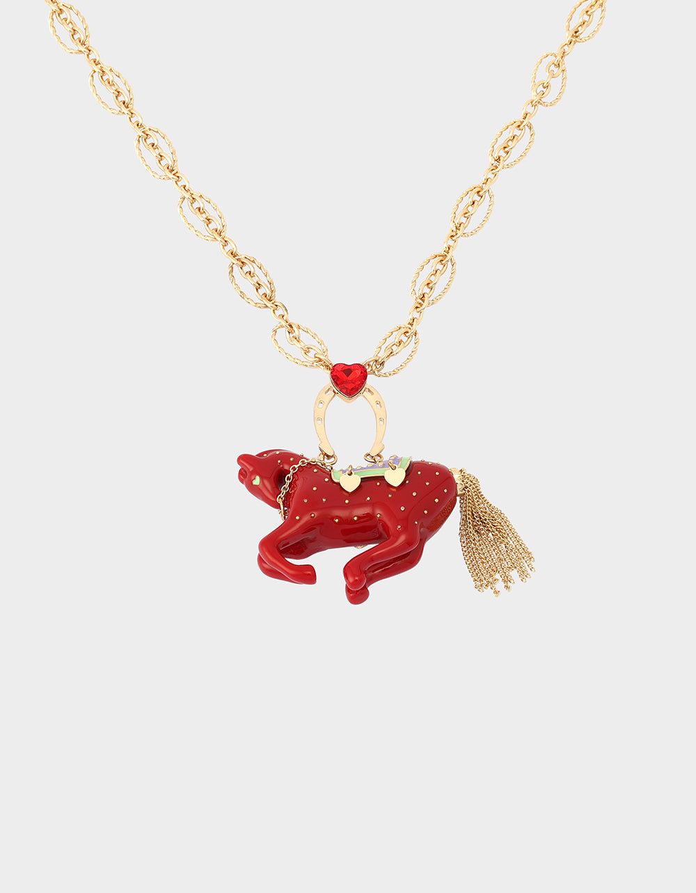 Betsey Johnson Discount - YEAR OF THE HORSE BUNDLE Chinese New Year Horse Necklace and Drop Earrings Set