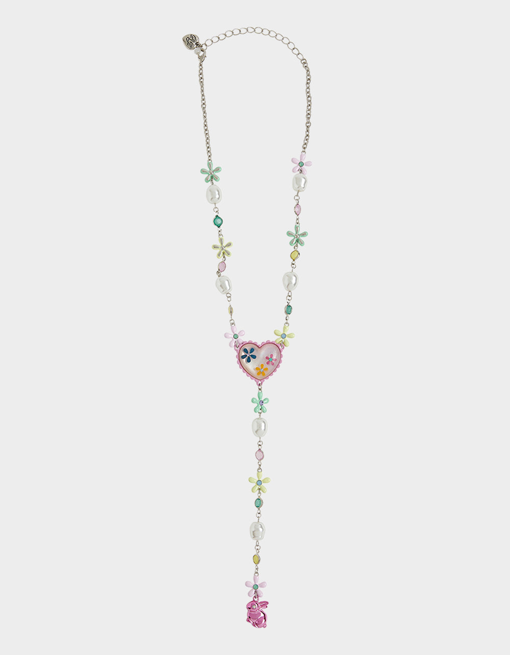 Betsey Johnson Everyday - HOP TO IT FLOWER EGG Y NECKLACE MULTI