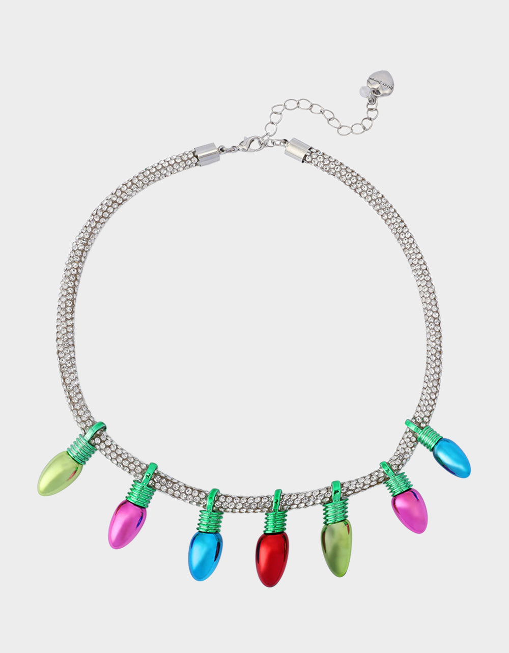 Betsey Johnson Discount - MULTI LIGHT BIB NECKLACE Women's Christmas-Themed Lights Bib Necklace
