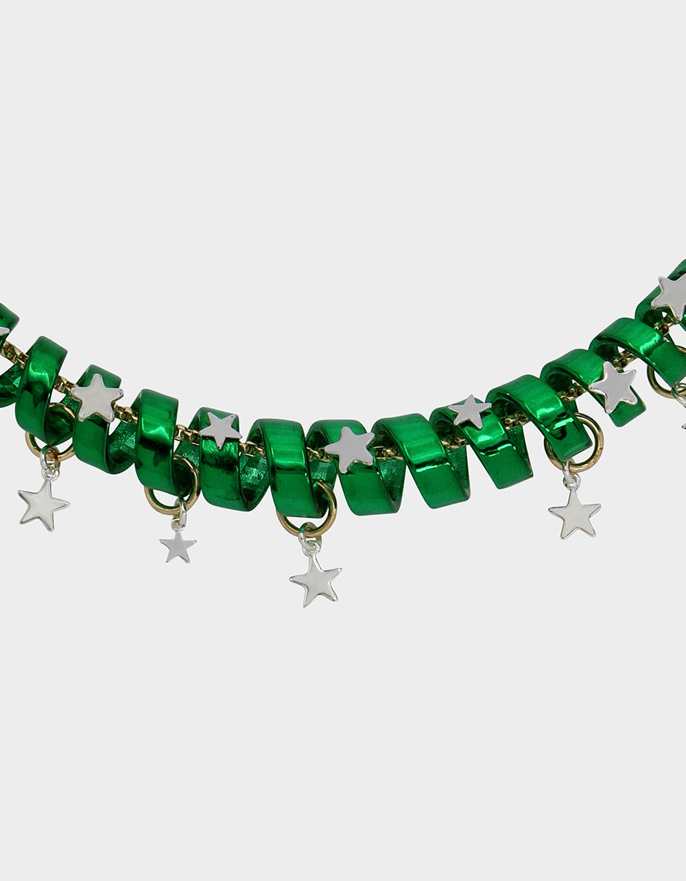 Betsey Johnson Essential - BETSEYS HOLIDAY COIL NECKLACE GREEN