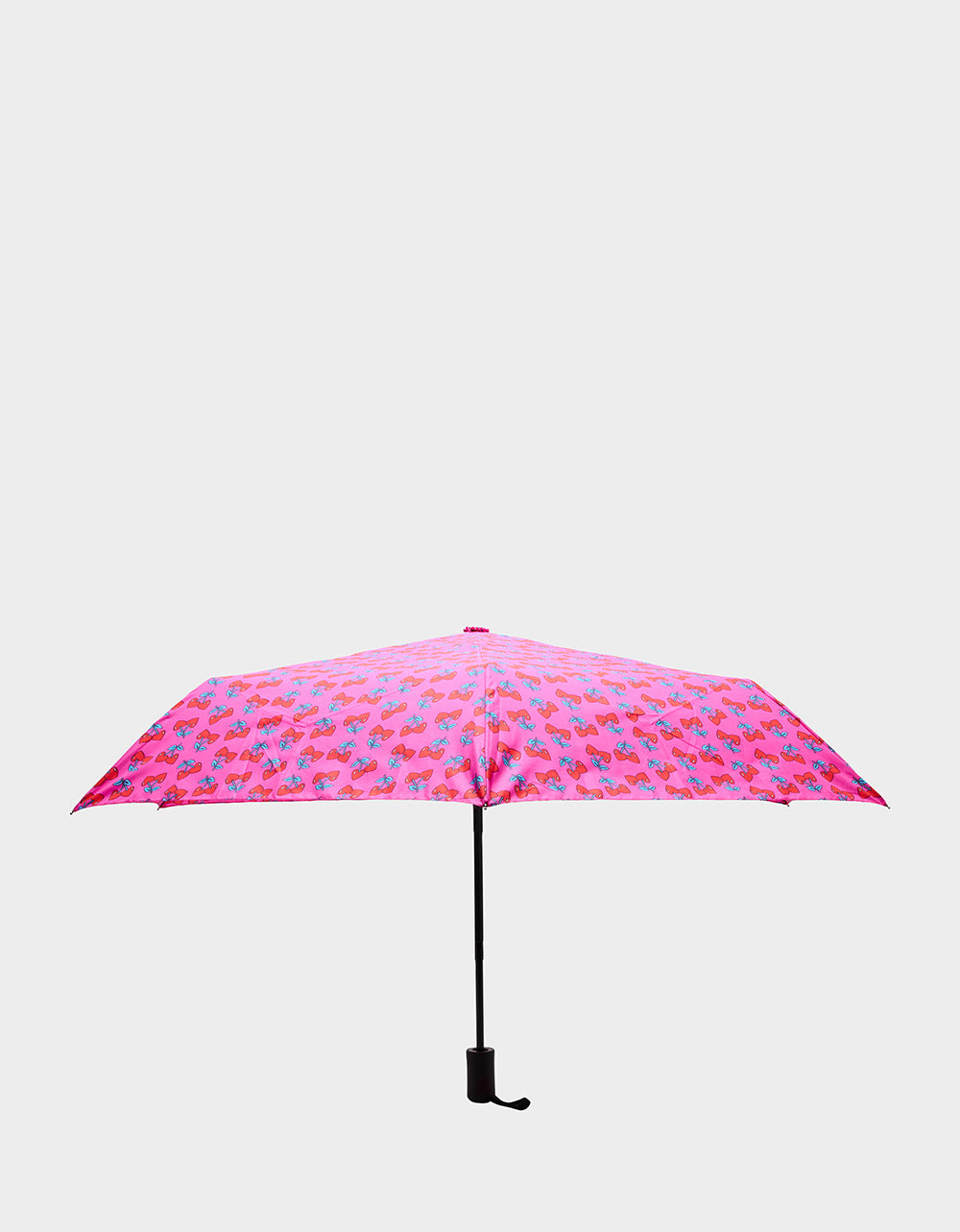 Betsey Johnson Signature - BETSEY'S CHERRY HEART PRINT UMBRELLA PINK MULTI