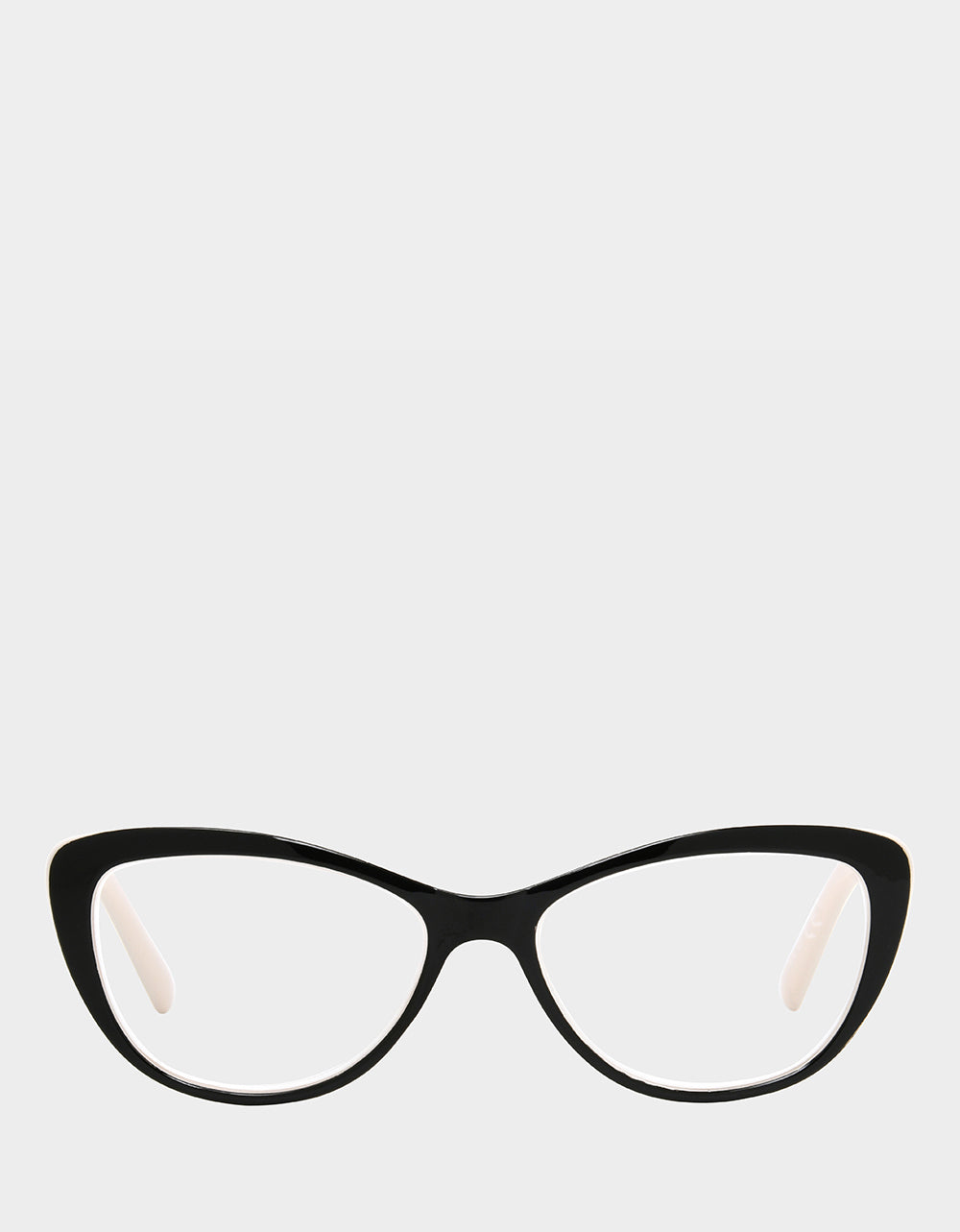 Betsey Johnson Popular - EFFORTLESS CHIC CAT EYE READING GLASSES BLACK Women's Black Nude Cat Eye Reading Glasses