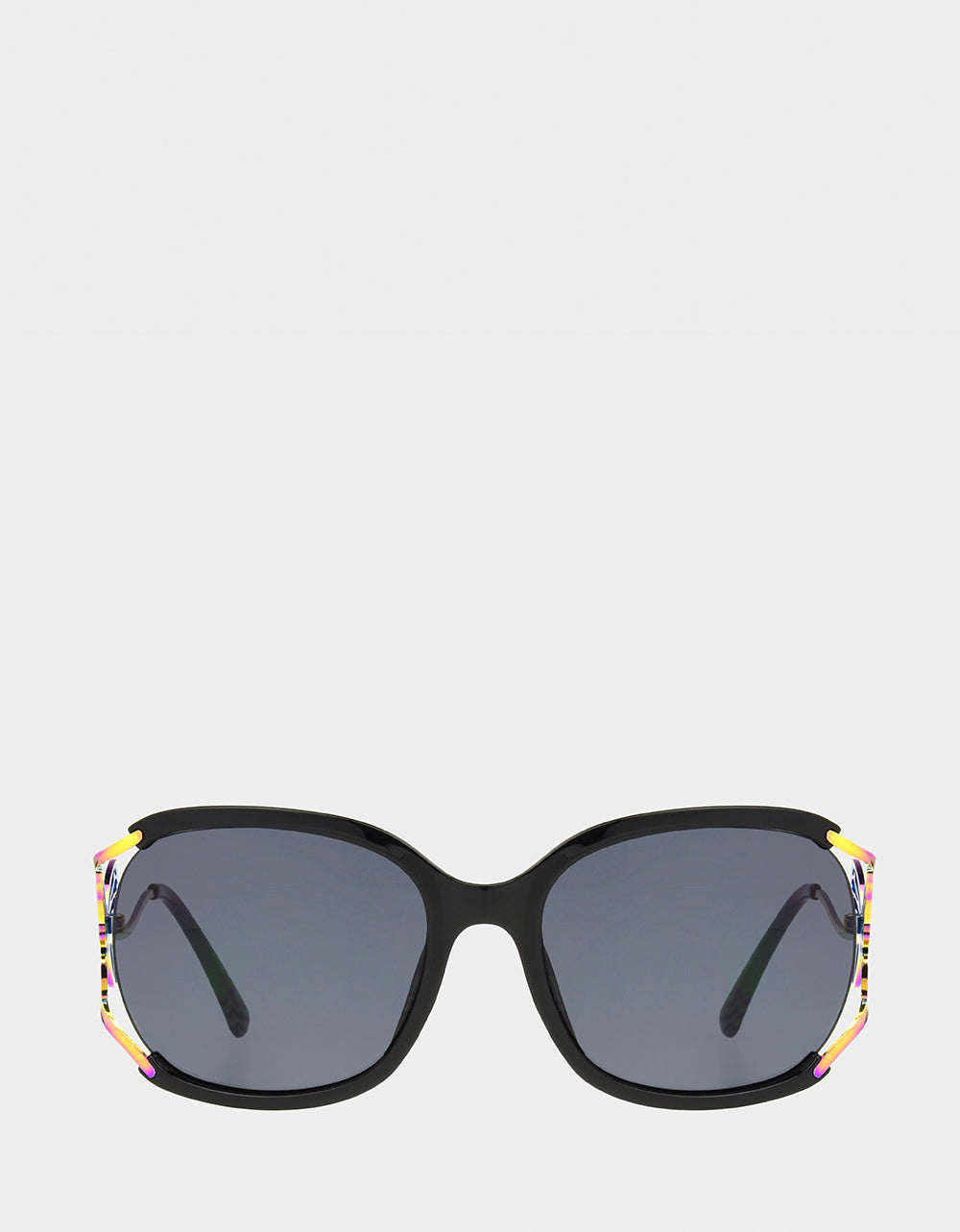Betsey Johnson Popular - BLAZING STAR SUNGLASSES BLACK Women's Black Rainbow Butterfly Sunglasses