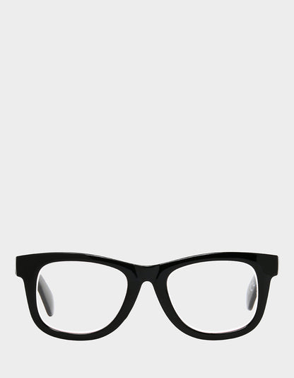 Betsey Johnson Essential - RADIATE JOY SQUARE READING GLASSES BLACK Women's Black Pink Way Frame Reading Glasses