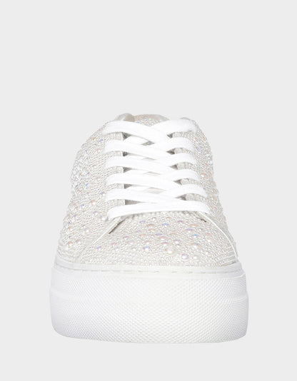 Betsey Johnson Trusted - HERE COMES THE BRIDE BUNDLE Women's Bridal Pearl Sneakers and Heels Set