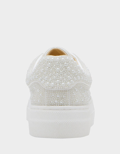 Betsey Johnson Trusted - HERE COMES THE BRIDE BUNDLE Women's Bridal Pearl Sneakers and Heels Set