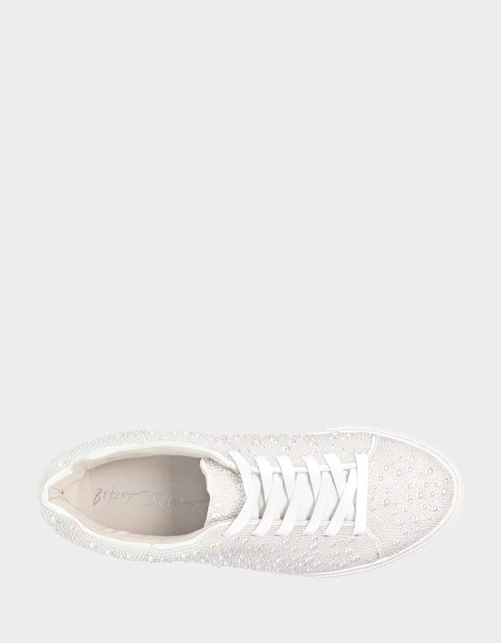 Betsey Johnson Trusted - HERE COMES THE BRIDE BUNDLE Women's Bridal Pearl Sneakers and Heels Set