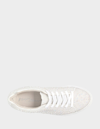 Betsey Johnson Trusted - HERE COMES THE BRIDE BUNDLE Women's Bridal Pearl Sneakers and Heels Set