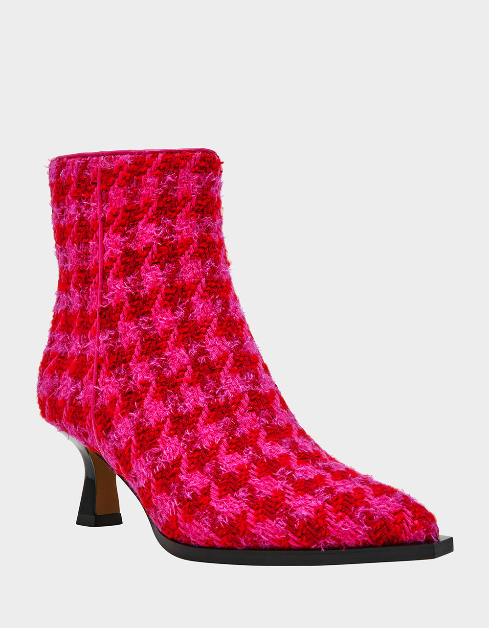 Betsey Johnson Value - LOUISA FUCHSIA MULTI Women's Pointed Toe Kitten Heel Ankle Bootie